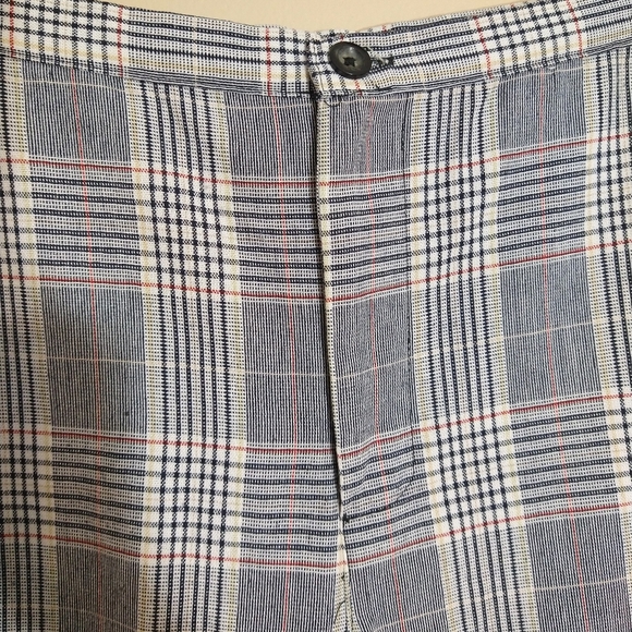 🌹Urban Renewal Plaid Wide/Straight Leg High Waisted Pants XS - Picture 2 of 6